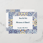 Carte postale d'invitation en aluminium à sauvegar (Recto/Verso)