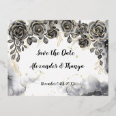 Carte postale d'invitation en aluminium à sauvegar (Recto)