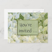 Carte postale d'invitation facile (Devant / Derrière)