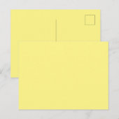 Carte postale d'invitation minimaliste modifiable (Devant / Derrière)