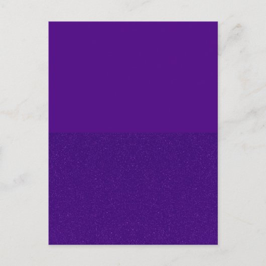Carte postale d'invitation Paillettes Violettes – (Devant)