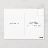 Carte postale d'invitation pour la quatrième fête  (Dos)