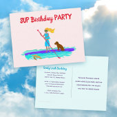 Carte postale d'invitation pour l'anniversaire d'u