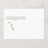 Carte postale d'invitation pour un 50e anniversair (Dos)