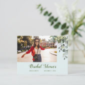 Carte postale d'invitation pour un enterrement de  (Debout devant)