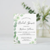 Carte postale d'invitation pour une Baby Shower au (Debout devant)