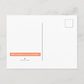 Carte postale d'invitation pour une fête d'été aux (Dos)