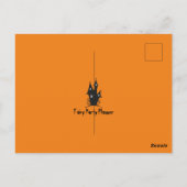 Carte postale d'invitation pour une soirée cinéma (Dos)