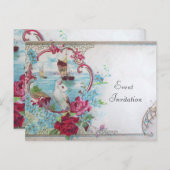 Carte postale d'invitation ROMANTICA (Devant / Derrière)