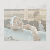 Carte postale d'invitation "Save The Date" à l'écr (Devant)