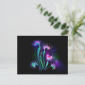 Carte Postale Dionaea piège lumineux (Debout devant)