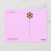 Carte Postale DIONYSUS, Jouer de la luth avec des coquillages et (Dos)