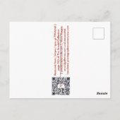 Carte Postale Diplomatie (Dos)