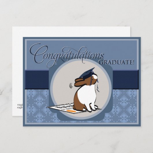 CARTE POSTALE DIPLÔME! (Devant / Derrière)