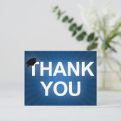 Carte Postale diplôme cap : bold merci (Debout devant)