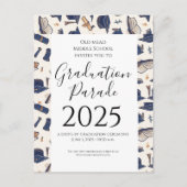 Carte Postale diplôme Casquette Motif extérieur (Devant)