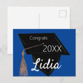 Carte Postale Diplôme Collège Lycée Cap (Devant / Derrière)