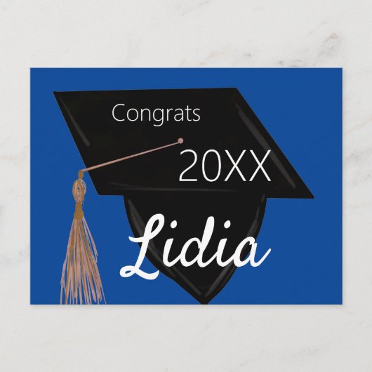 Carte Postale Diplôme Collège Lycée Cap (Devant)