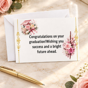 Carte Postale Diplôme - Conception universelle pour tous les âge