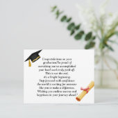 Carte Postale Diplôme - Conception universelle pour tous les âge (Debout devant)