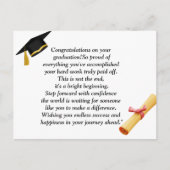 Carte Postale Diplôme - Conception universelle pour tous les âge (Devant)