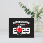 Carte Postale Diplômé de l'école de soins infirmiers 2025 Diplôm (Debout devant)