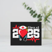 Carte Postale Diplômé de l'école d'infirmières 2025 Remise des d (Debout devant)