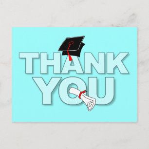 Carte Postale Diplôme de Merci de diplôme 1