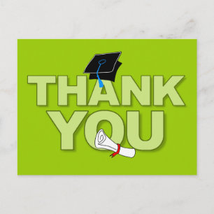 Carte Postale Diplôme de Merci Postcard 2