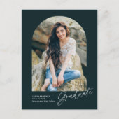 Carte Postale Diplôme de photo d'arc manuscrit moderne (Devant)