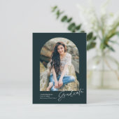 Carte Postale Diplôme de photo d'arc manuscrit moderne (Debout devant)