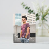 Carte Postale Diplôme écrit à la main merci (Debout devant)