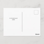 Carte Postale Diplôme en écriture de script en ligne Faire-part  (Dos)