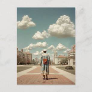 Carte Postale Diplômé face à un avenir sans limites