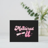 Carte Postale Diplômé Maîtrise Diplômé Master MBA (Debout devant)