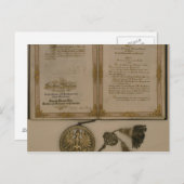 Carte Postale Diplôme Prince (Devant / Derrière)