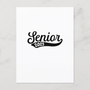 Carte Postale Diplômé senior 2025 Dernier jour d'école
