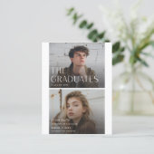 Carte Postale Diplômés Modernes Double Remise de Diplômes Remerc (Debout devant)