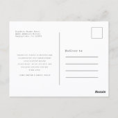 Carte Postale Diplômés Modernes Double Remise de Diplômes Remerc (Dos)