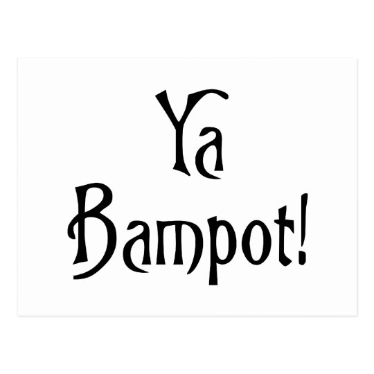 Carte Postale Dire Ecossais Drole D Argot De Ya Bampot Zazzle Be