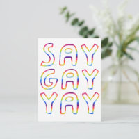 DIRE GAY YAY Colorful Rainbow