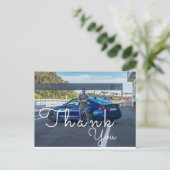 Carte Postale Dire merci à une réparation (Debout devant)