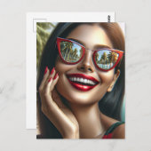 Carte Postale Dire Salut d'un séjour (Devant / Derrière)