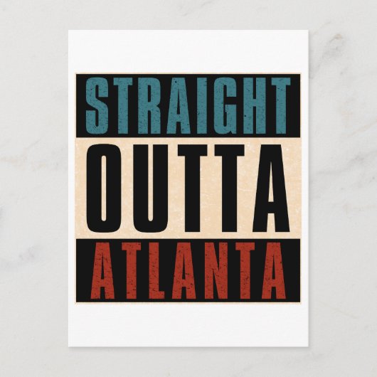 Carte Postale Direct en direction d'Atlanta Géorgie GA (Devant)