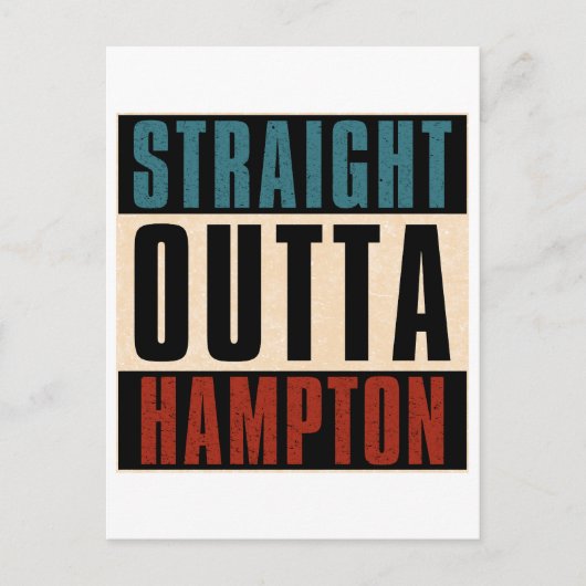 Carte Postale Direct Outta Hampton Virginia VA (Devant)