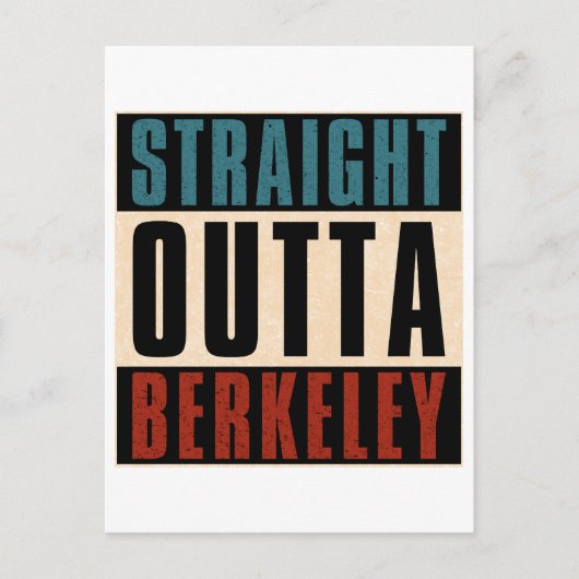 Carte Postale Directement à Berkeley Californie CA (Devant)