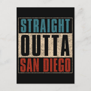 Carte Postale Directement à San Diego Californie CA USA