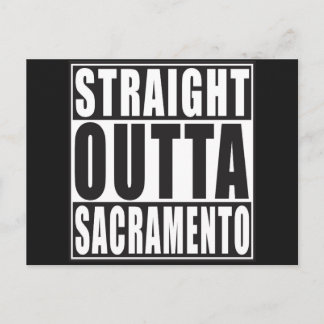 Carte Postale Directement En Dehors De Sacramento Californie