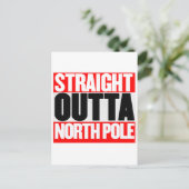 Carte Postale Directement En Dehors Du Pôle Nord (Debout devant)