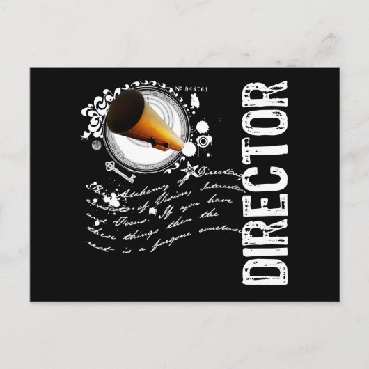 Carte Postale Directeur Alchimie (Devant)